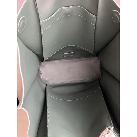 BNWT Roeckl Teal Origami Leather Shoulder Large Bag - Picture 7 of 16